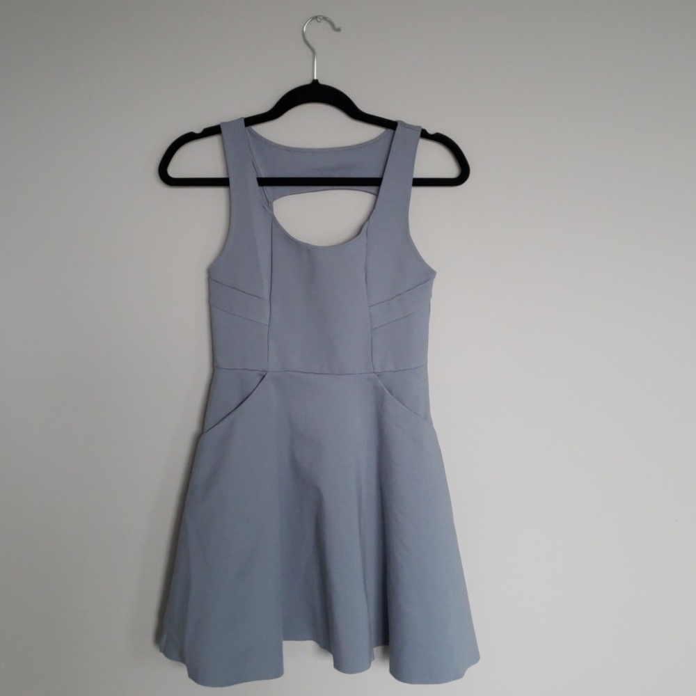 Urban Outfitters Gray spring skater dress